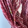 Hand spun yarn chunky weight. Merino, Alpaca and sari silk.