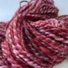 Hand spun yarn chunky weight. Merino, Alpaca and sari silk.