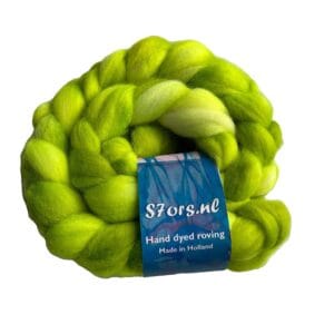 Superwash Merino lontwol – Radioactief groen
