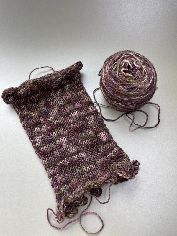 il_fullxfull.5862427306_10qh.jpg Hand dyed super wash Merino and bamboo sock weight yarn ‘Aubergine salad’.