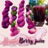 Berry Juice – Bright Pink Hand-Dyed Single-Ply Sock Yarn