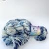 Handgeverfd superwash Merino en nylon garen. Delft