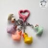 Five Stitch Markers with Colorful Rubber Ducks.