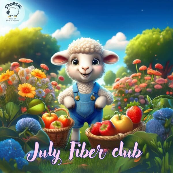 July Fiber Club July Fiber Club: De Moestuin