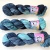 Twin Peaks – Hand-Dyed Merino Yarn in Cool Blue