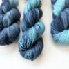 Twin Peaks – Hand-Dyed Merino Yarn in Cool Blue