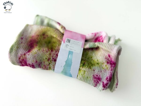 Met de hand geverfde Sock blank Bloemenweide