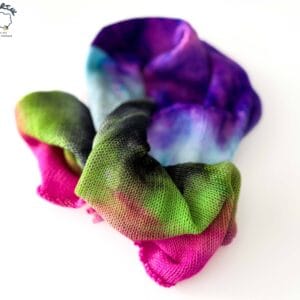 Met de hand geverfde Sock blank Rainbow