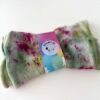 Met de hand geverfde Sock blank Bloemenweide