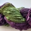 Aubergine – Slub Yarn in Purple and Green for Pooling Projects