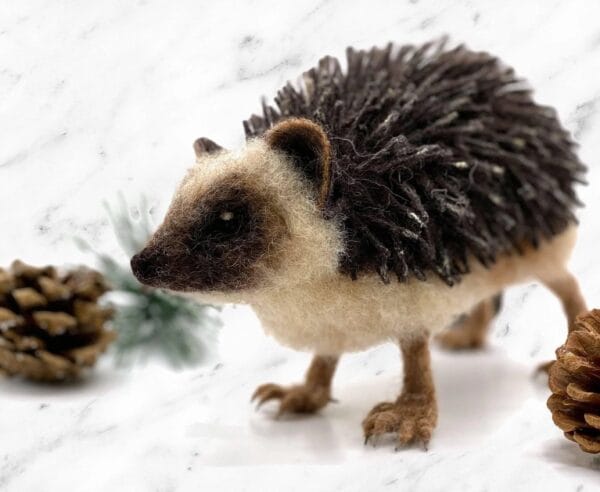 Image 10 Hugo the Hedgehog โ Complete Needle Felting Kit