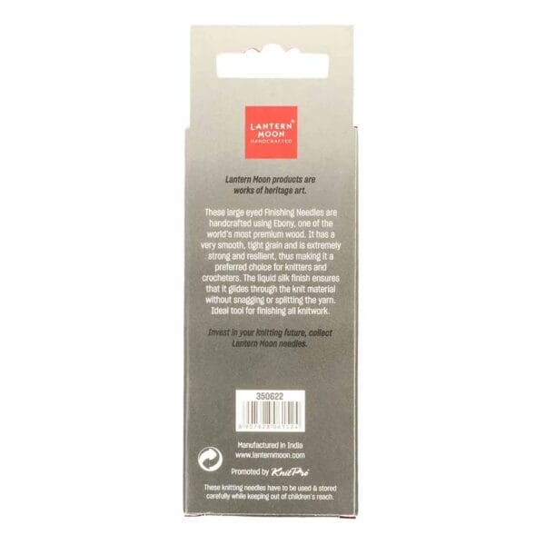 Image 4 Lantern Moon Finishing Needles – Ebony & 24k Gold Finish
