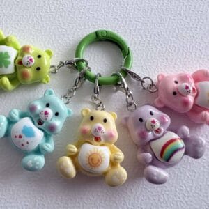 “Lucky Bears” Stitch Markers, Set of 5