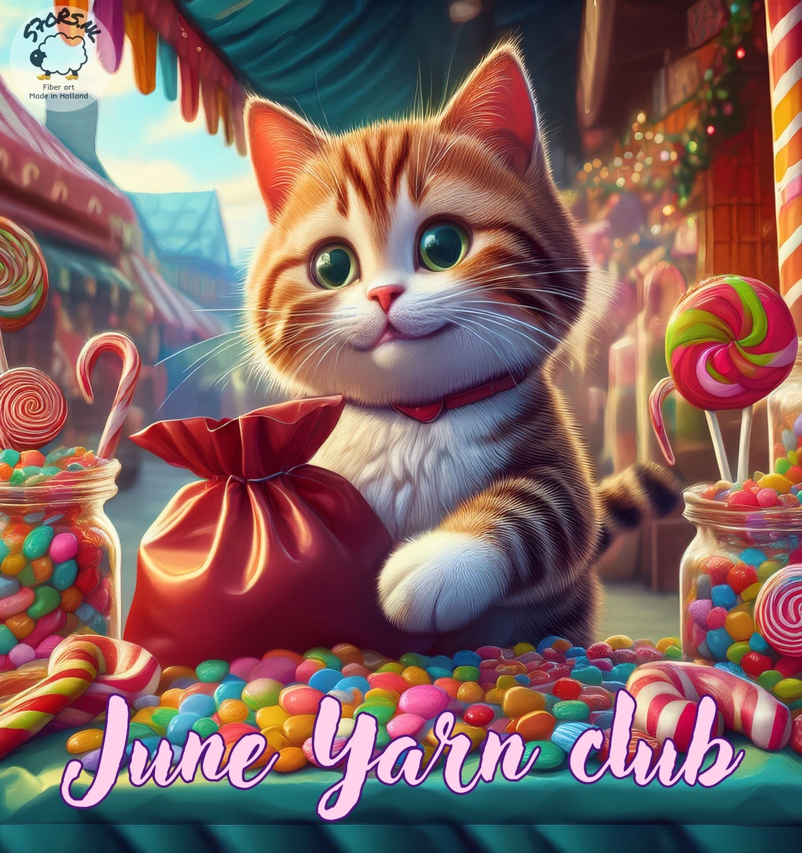 S7oRS Yarn Club De oud-Hollandse snoepwinkel, juni 2025